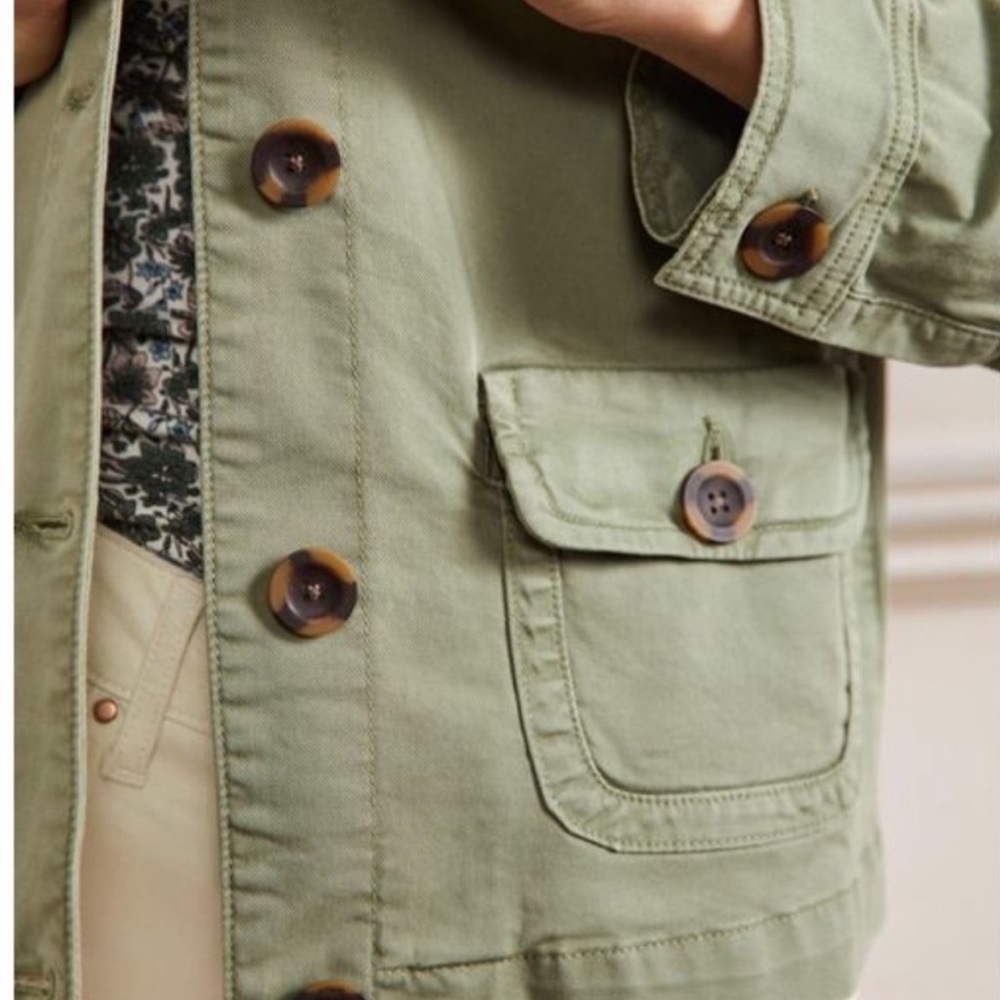 Boden Patch Pocket Chore Jacket size 4 - Picture 4 of 9